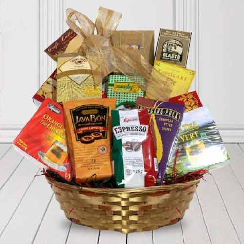 Warming Joy of Tea and Coffee Basket